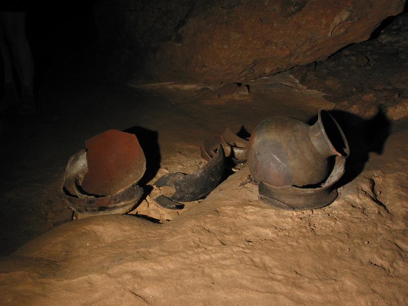 Mayan pottery found throughout ATM Cave