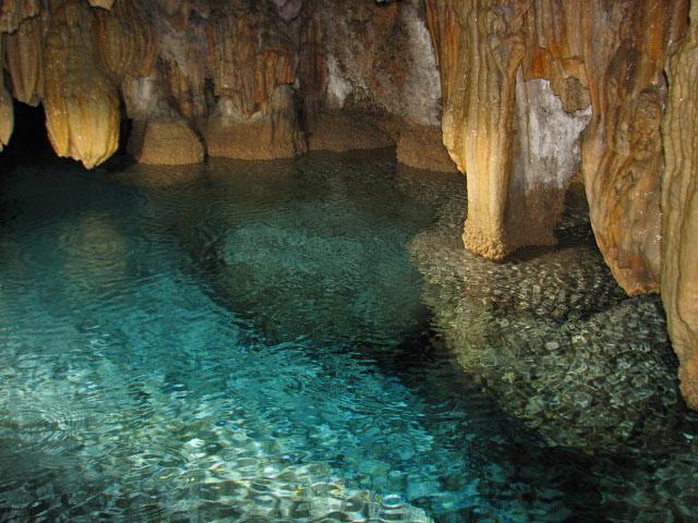 Pools in Sitting Bull Falls Cave