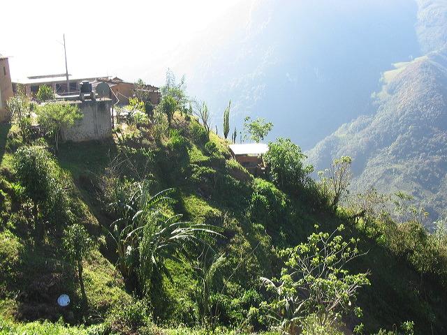 The houses on the hillside