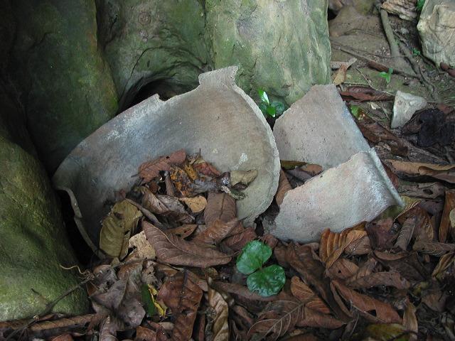 Pots found on our ridgewalk