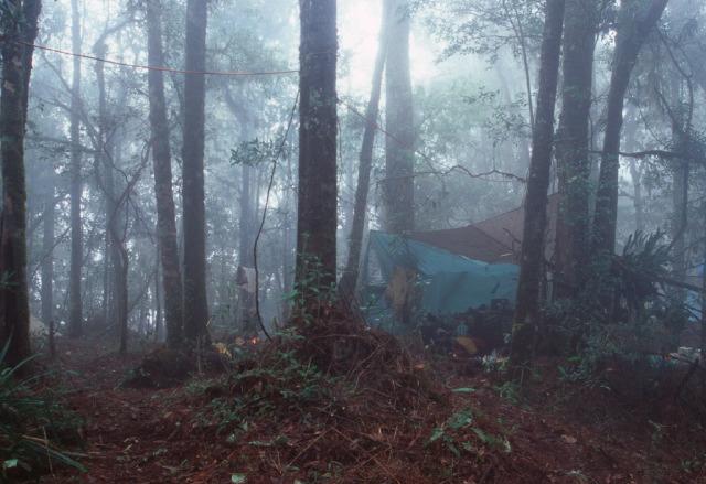 Life in the Cloud Forest Base Camp.  Photo by Brandon Kowallis