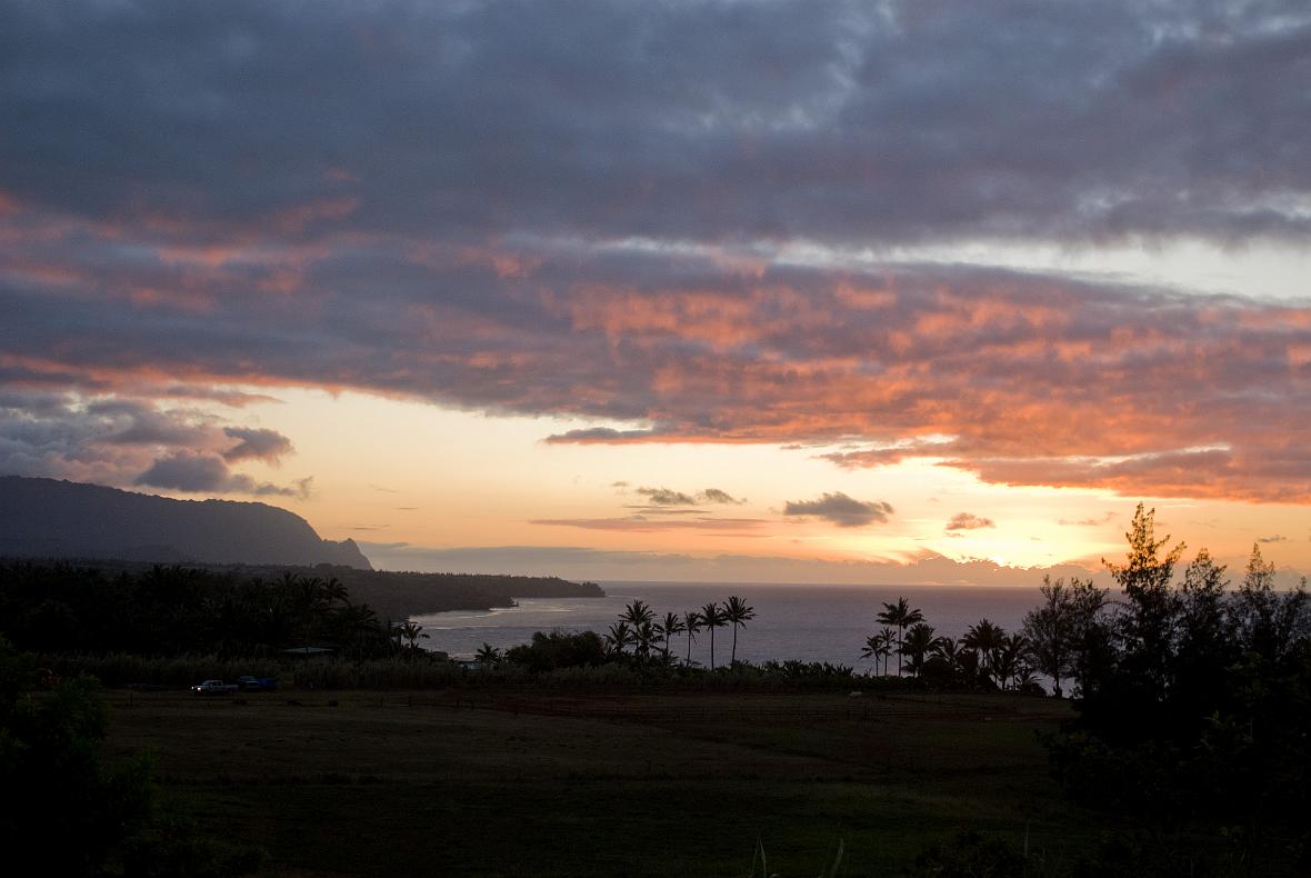 The sunset from Kilauea