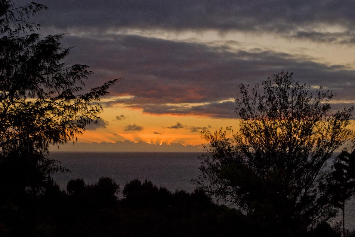 The sunset from Kilauea