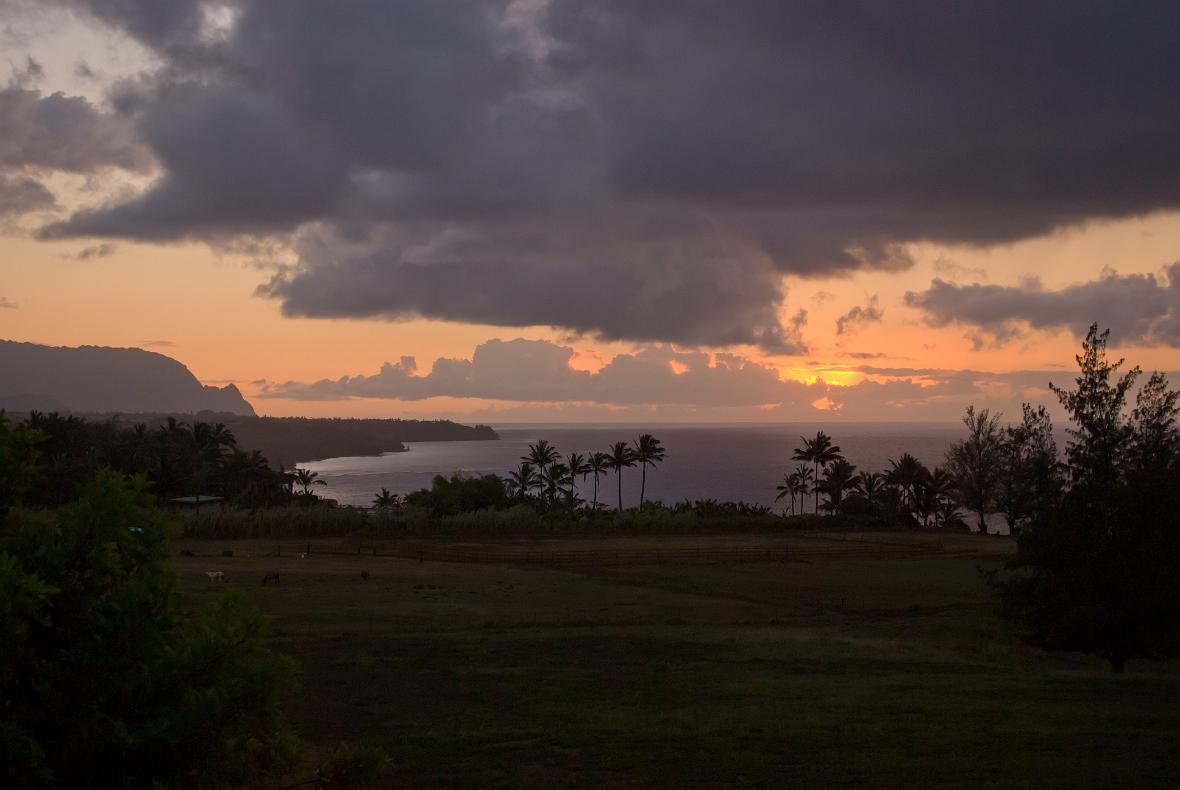 Sunset at Kilauea.
