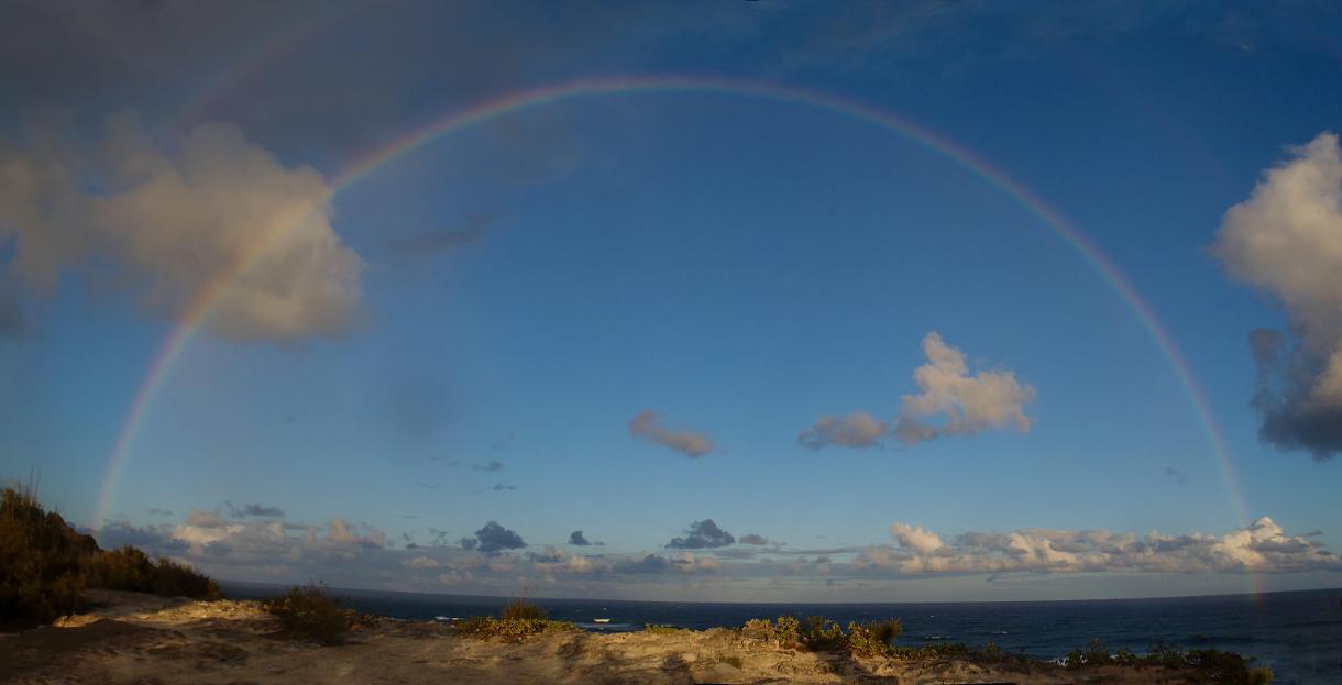 Rainbow at Shipwreck Point.