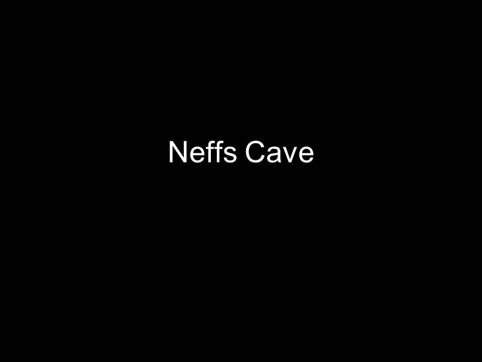 Neffs was once the deepest cave in North America with a depth of 1165 ft.  It an isolated cave just outside of the Salt Lake City.  It is an easy sloping vertical cave originally explored to about 800 ft in depth by teenagers in the 1950 used hand-over-hand techniques.  Their rescue was the cave's discovery to the local cavers.