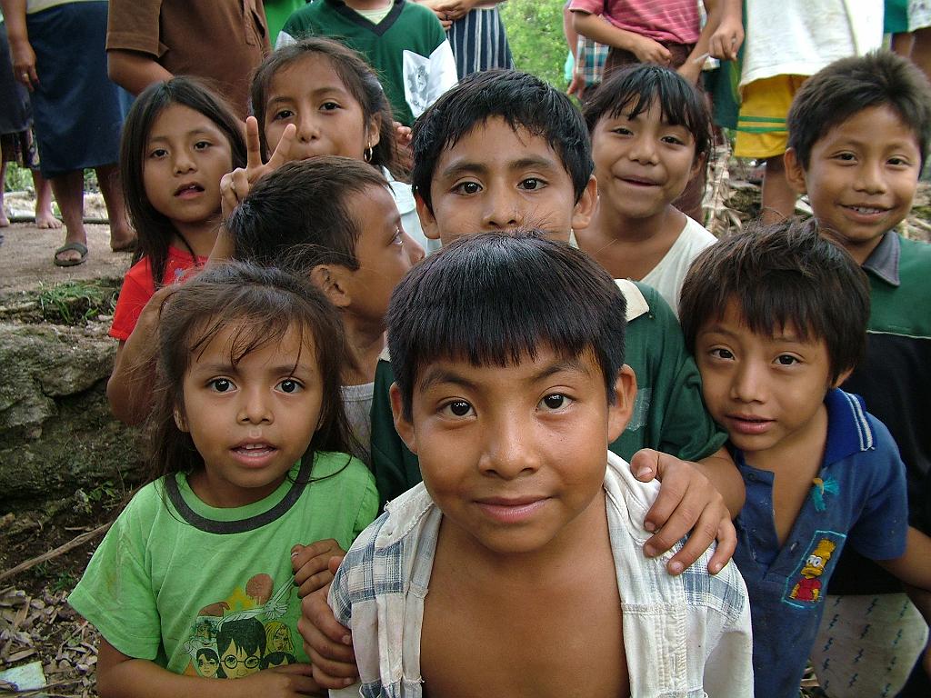 Sacabchén children.  Photo by Megan Porter