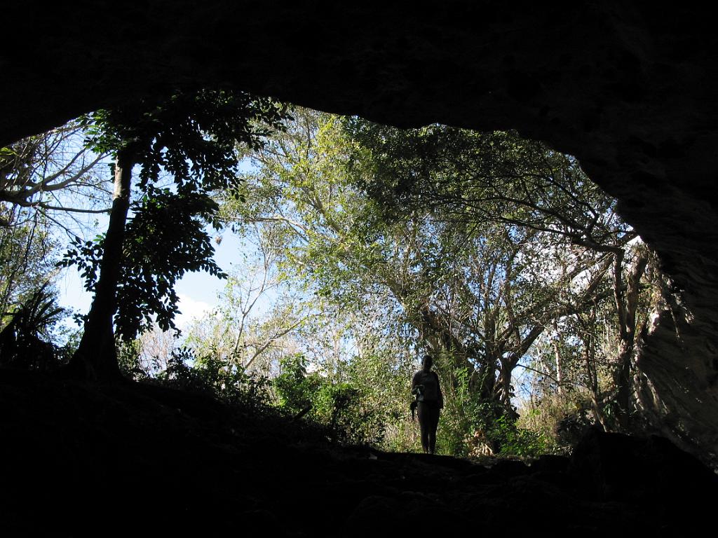 Next we headed to Cenote de Mucuyché.  This cenote was located in an abandoned hacienda  looked after by a caretaker.  Katharina sweet talked him into allowing us to take a look.