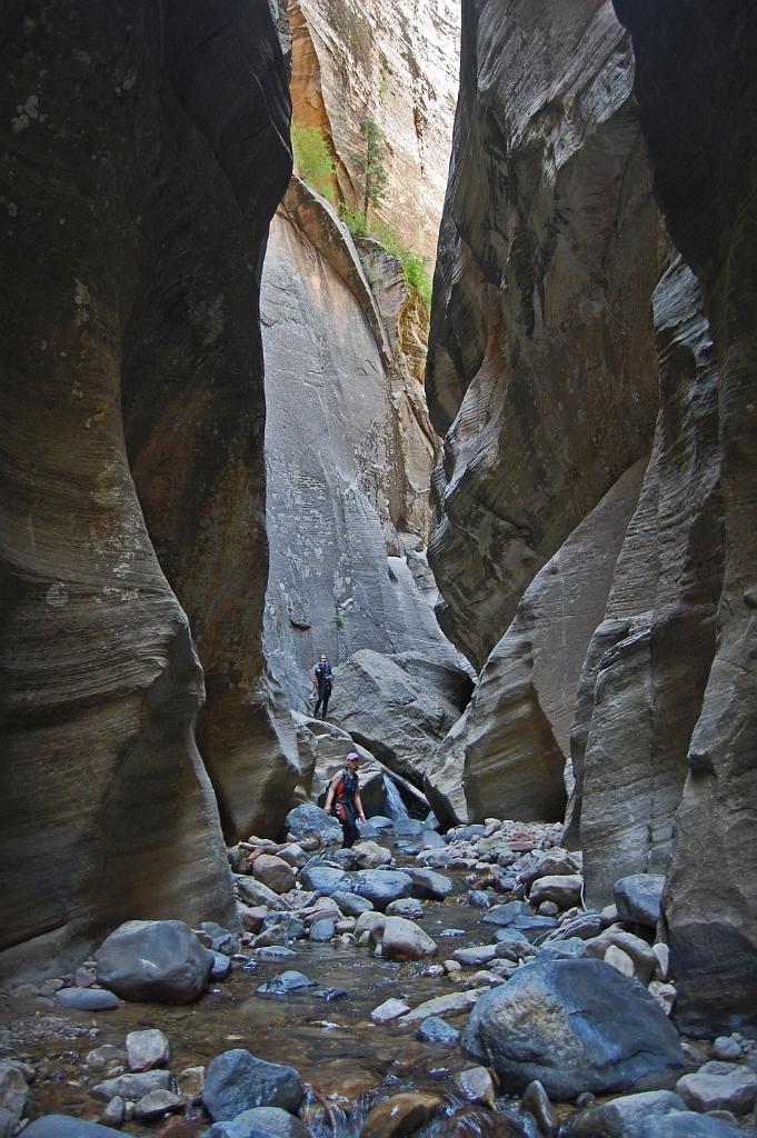 Tim Barnhart and Rachael Keske in the Kolob Canyon via Oak Creek Canyon.