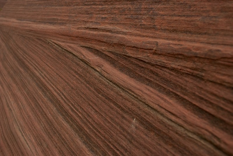 The crossbedding in the Navajo Sandstone.